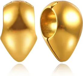 2 PCS Ear Weight for Lobe - 6mm  Ear Tunnels Plugs - 316 Stainless Steel - Hypoallergenic Expander