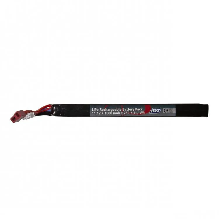 ASG Batteri Li-Po - 11.1V 1000 mAh Stick 25C T-plug