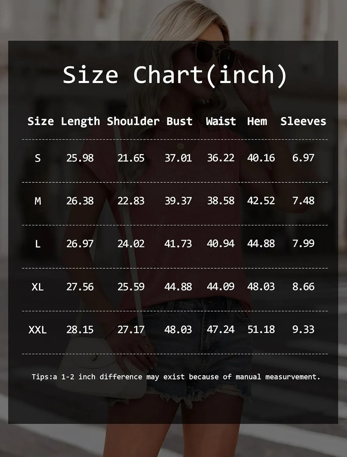 ATHMILE Womens Summer Tops V Neck Cap Sleeve Tshirts Casual Cute T Shirts Fashion Clothes Vintage Basics Tee