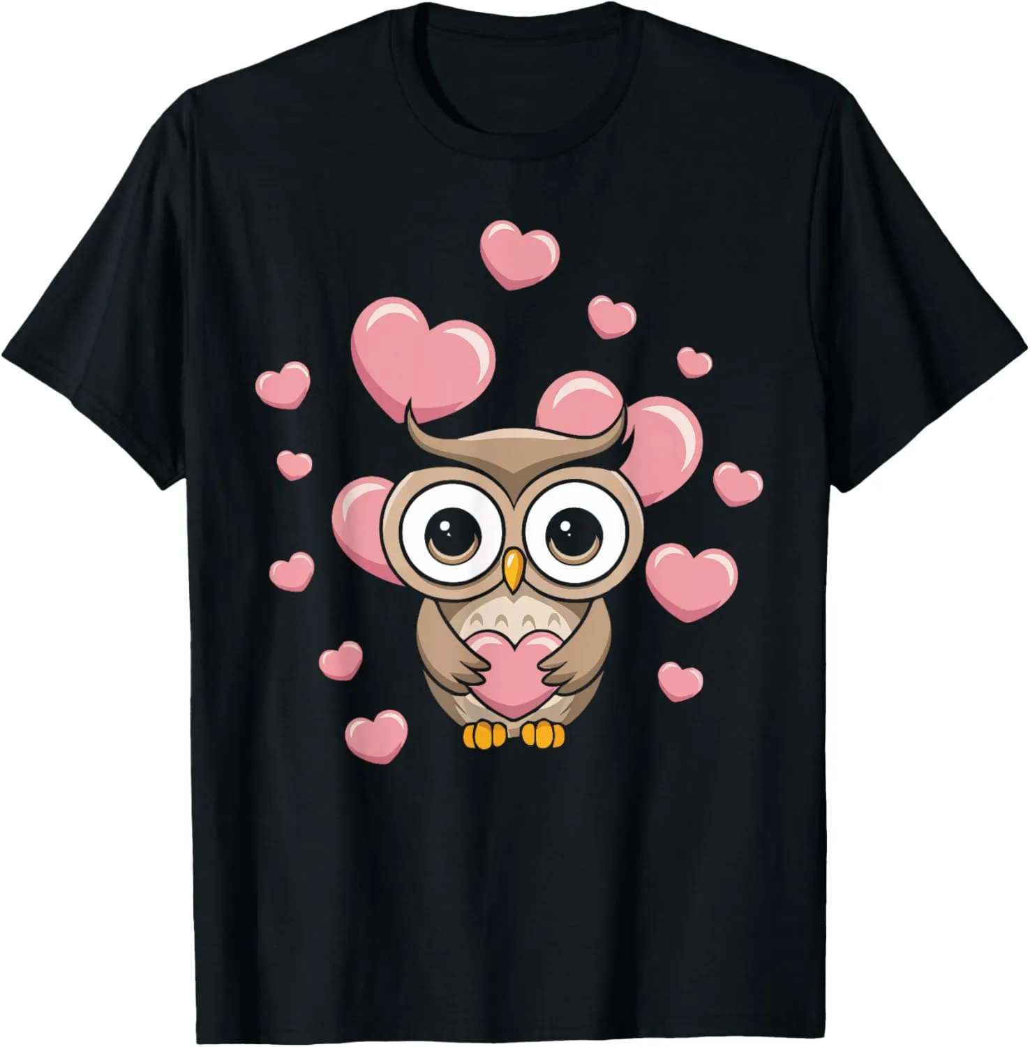 Cute Owl Design for Women Girls Kids Lovers of Nature T-Shirt