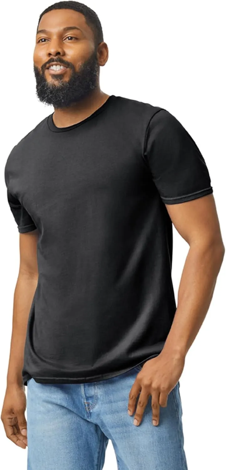 Gildan Unisex Adult Softstyle Cotton T-Shirt, Style G64000, Multipack