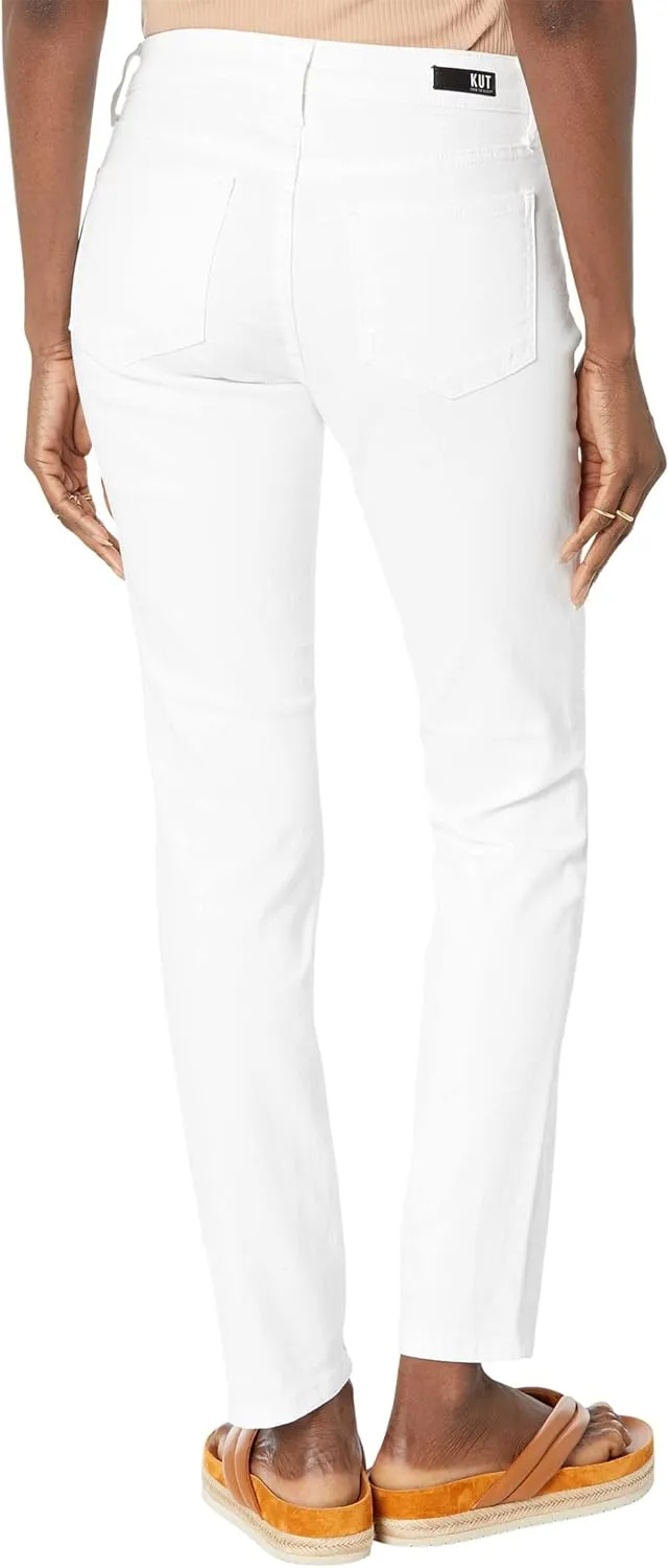 KUT from the Kloth Catherine Boyfriend Womens Jeans  Blended Fabric  Mid Rise  Five Pocket Design