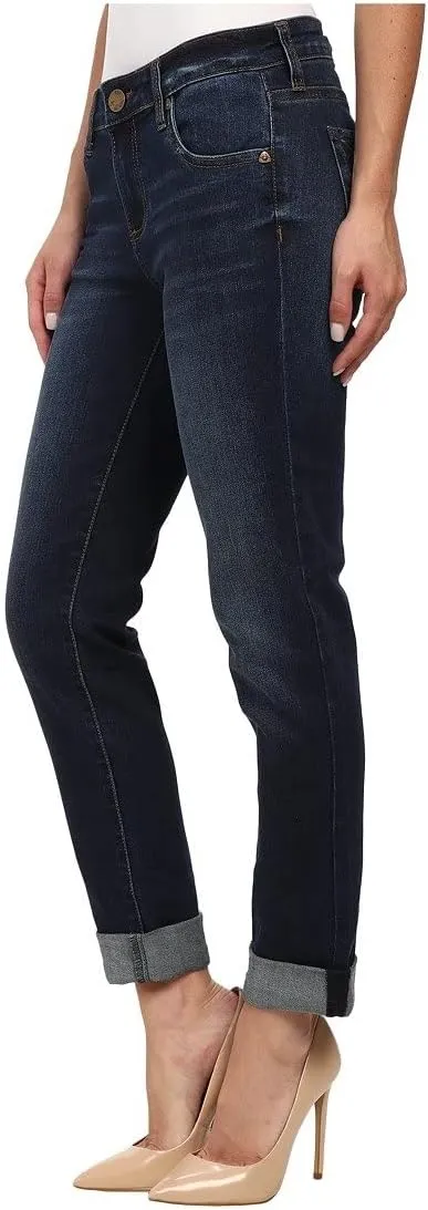 KUT from the Kloth Catherine Boyfriend Womens Jeans  Blended Fabric  Mid Rise  Five Pocket Design