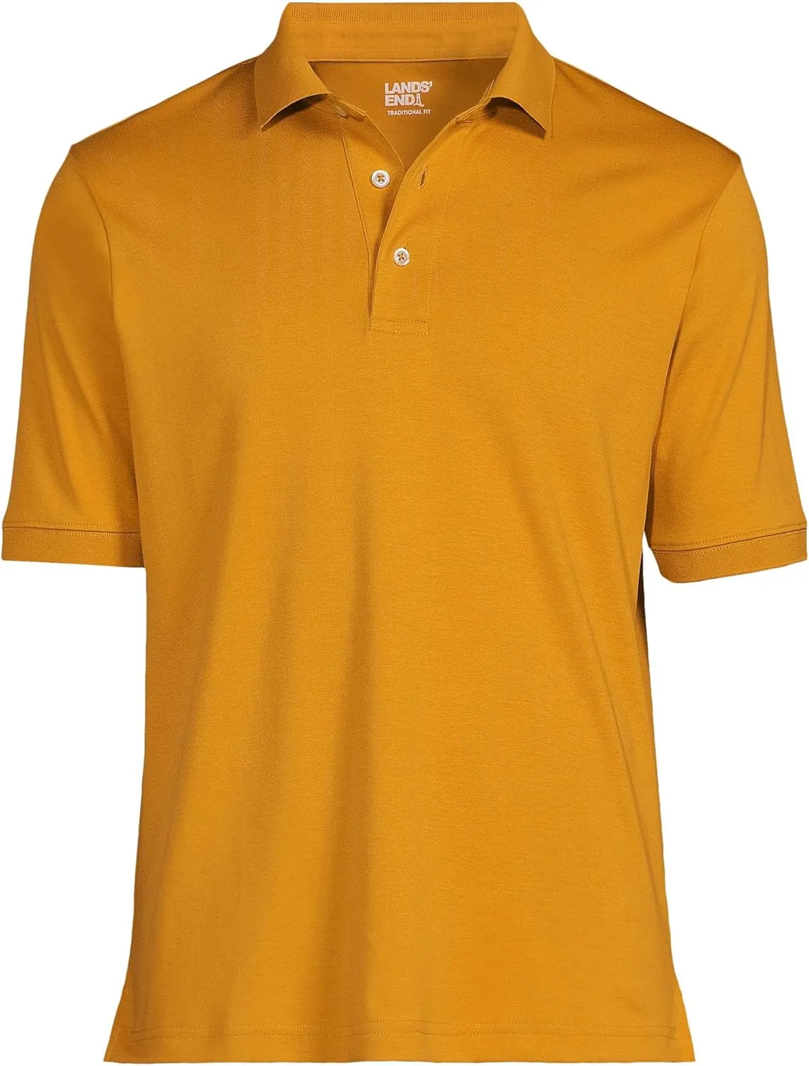 Lands' End Men's Short Sleeve American-Grown Supima Cotton Polo Shirt