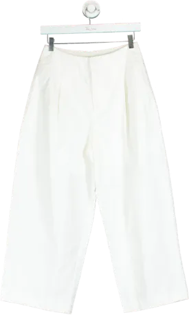 Other Store White Wide Leg Trousers UK M