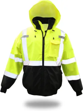 West Chester Men's Waterproof High Visibility Winter Bomber Jacket
