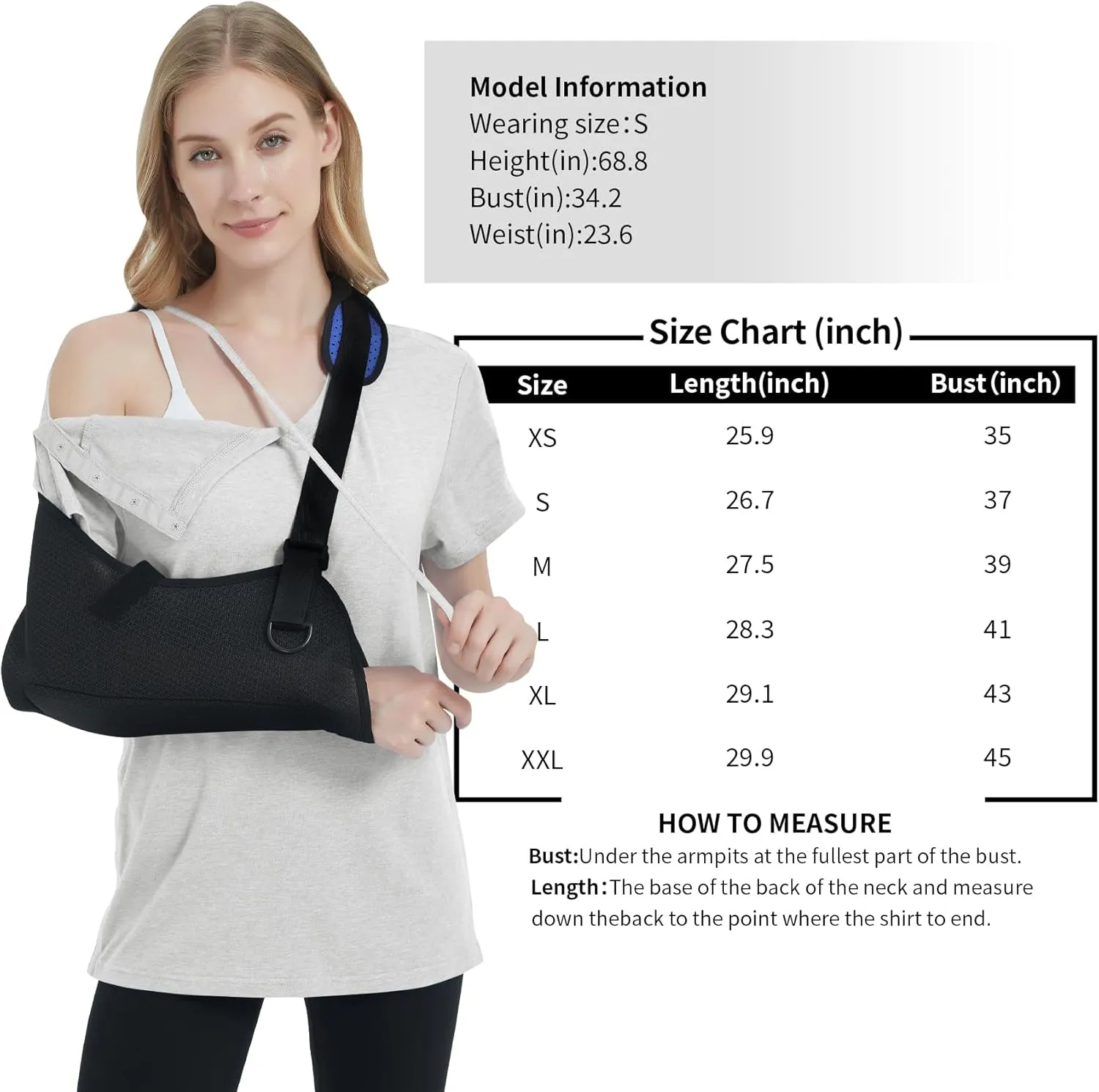 Women's Post Shoulder Surgery Shirts Clothes After Rotator Cuff Surgery Chemo Port Access T Shirt with Snaps