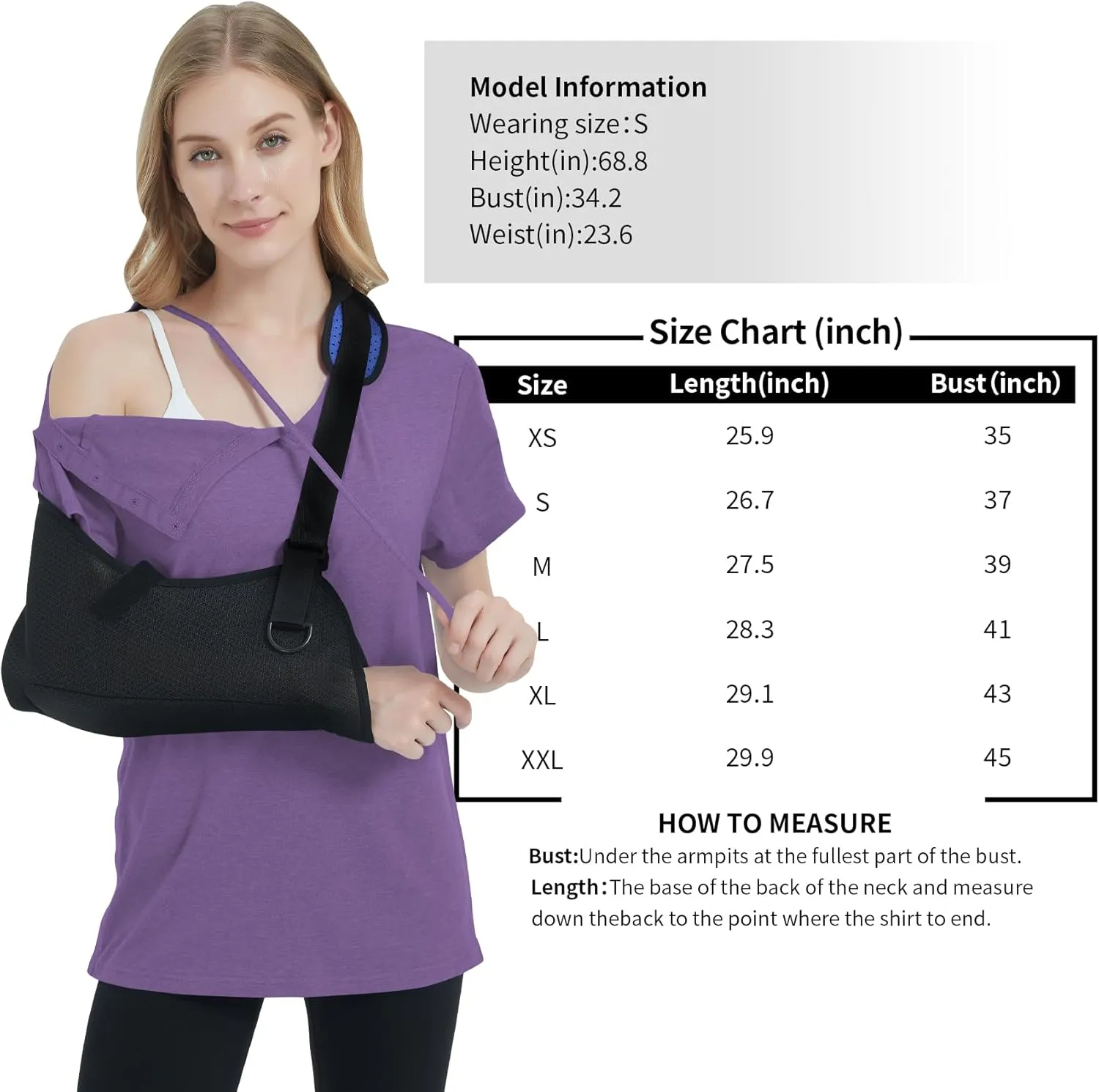 Women's Post Shoulder Surgery Shirts Clothes After Rotator Cuff Surgery Chemo Port Access T Shirt with Snaps
